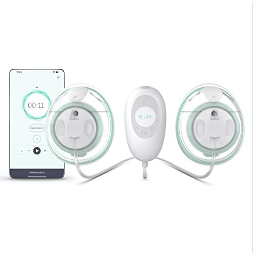 Elvie Stride Hospital-Grade, App-Controlled Breast Pump - Hands-Free, Wearable, Ultra-Quiet & Electric with 2-Modes, 10-Settings & 5oz Capacity per Cup | Amazon (US)