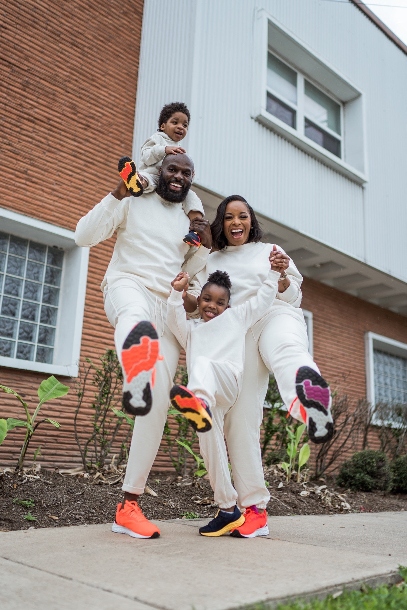 Laid Back Kicking It & Enjoying The Ride!! Loving our families new shoes from @DSW these @NewBalance Arishi V4’s are it! The fresh foam midsole cushing makes it super comfortable to wear for whatever we are getting into for the day, whether that be a family walk, errands or more. It really completes are looks and I love that they have such vibrant colors for the entire family!! 
#AD #MyDSW
Shop our looks in my @shop.ltk


#LTKfamily