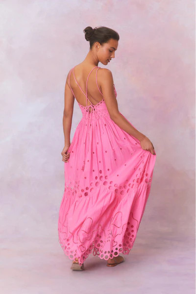 Melville Cotton Eyelet Maxi Dress | LoveShackFancy