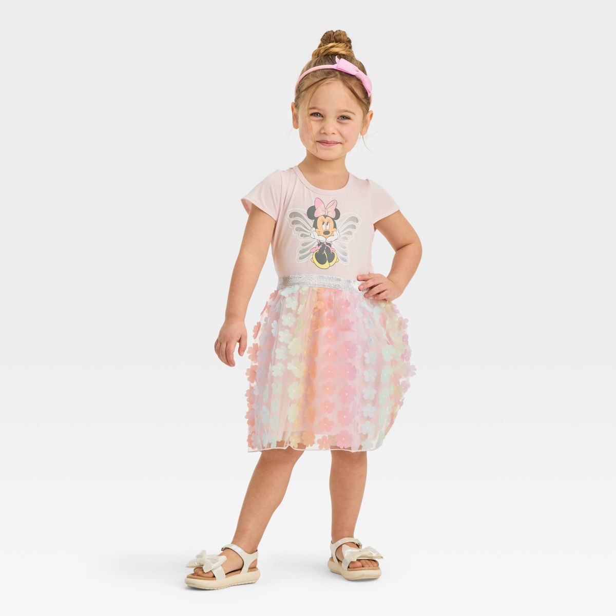 Toddler Girls' Disney Minnie Mouse Ballerina Tutu Dress - Pink 5T | Target