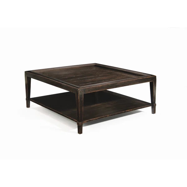 Vintage Patina Solid Wood Coffee Table with Storage | Wayfair North America