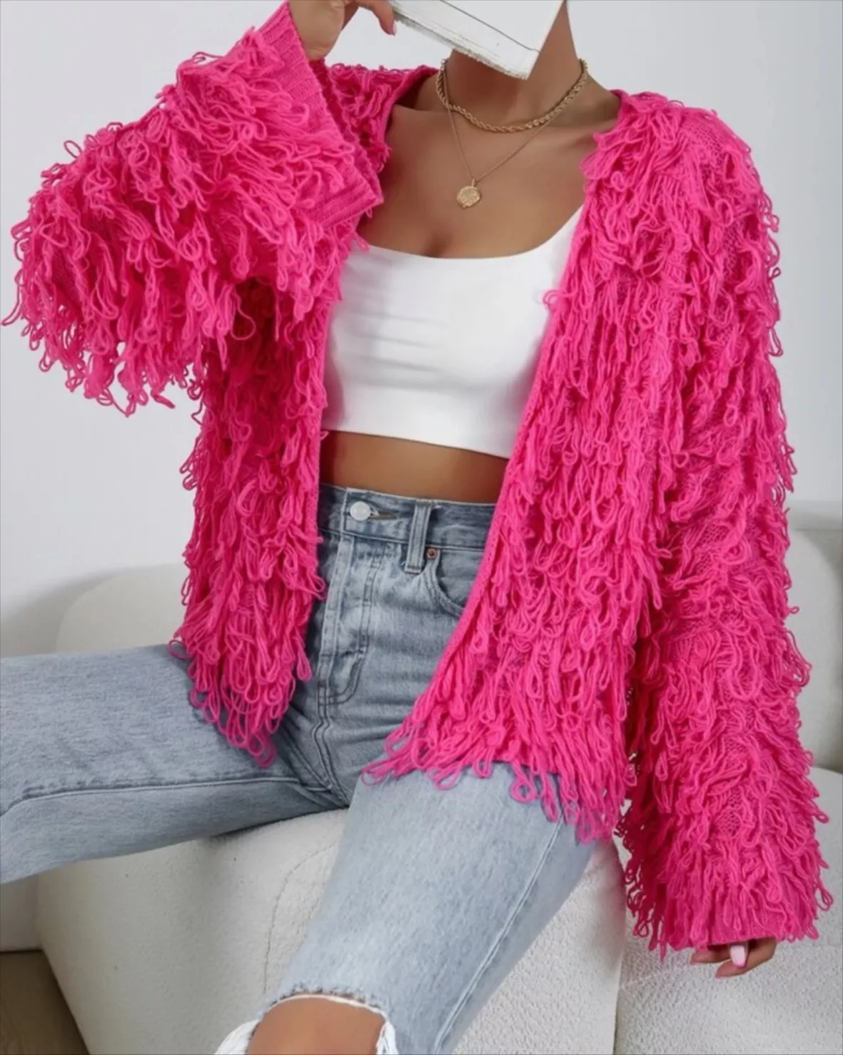 Shaggy Knit Duster Cardigan curated on LTK