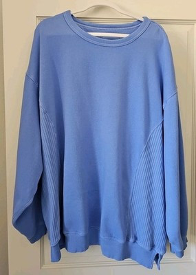 American Eagle Aerie Très Chic Keyhole Sweatshirt, Dream Blue, Size XL, E/C | eBay | eBay US