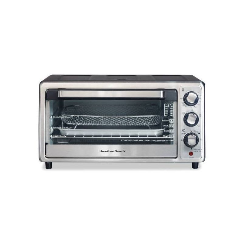 Hamilton Beach Sure-Crisp Air Fryer Toaster Oven Black - 31418 | Target