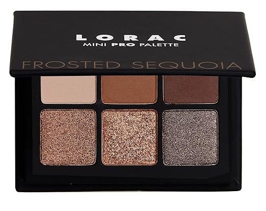 LORAC Mini PRO Eyeshadow Palette, Winter Rose, Matte Shimmer Makeup Palette, Metallic Colors, Cru... | Amazon (US)