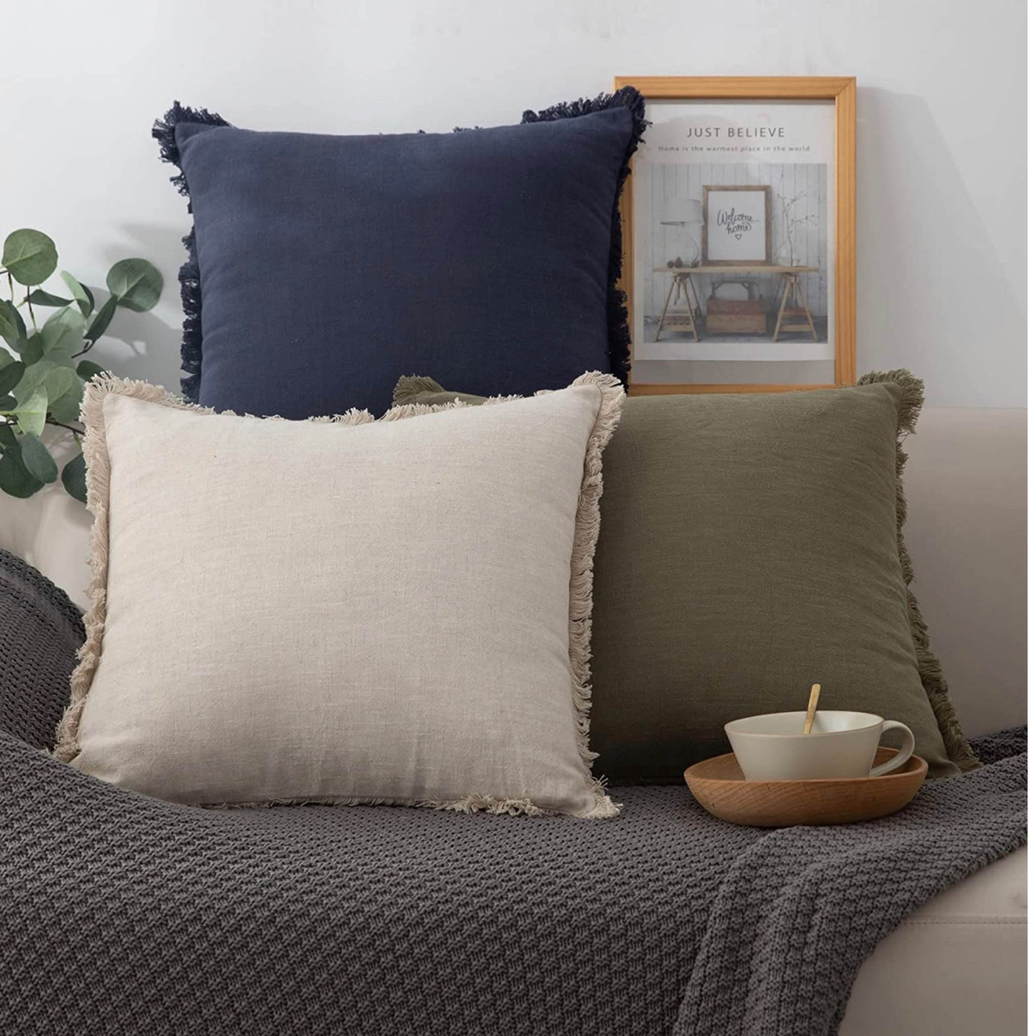 4.6 out of 5 stars105 Reviews
Linen Fringed Throw Pillow Cover - Soft Cozy Boho Cushion Covers with Tassel for Couch Sofa Farmhouse Natural Decor Burlap Pillowcase, Green 18x18 Inches


Amazing finds 

#LTKFind #LTKhome