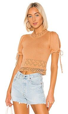 House of Harlow 1960 X REVOLVE Kyra Top in Camel from Revolve.com | Revolve Clothing (Global)