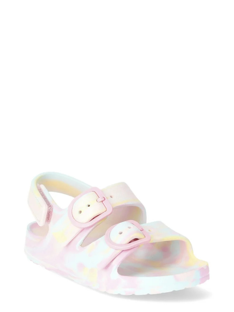 Wonder Nation Toddler Kids EVA Double Buckle Sandals | Walmart (US)