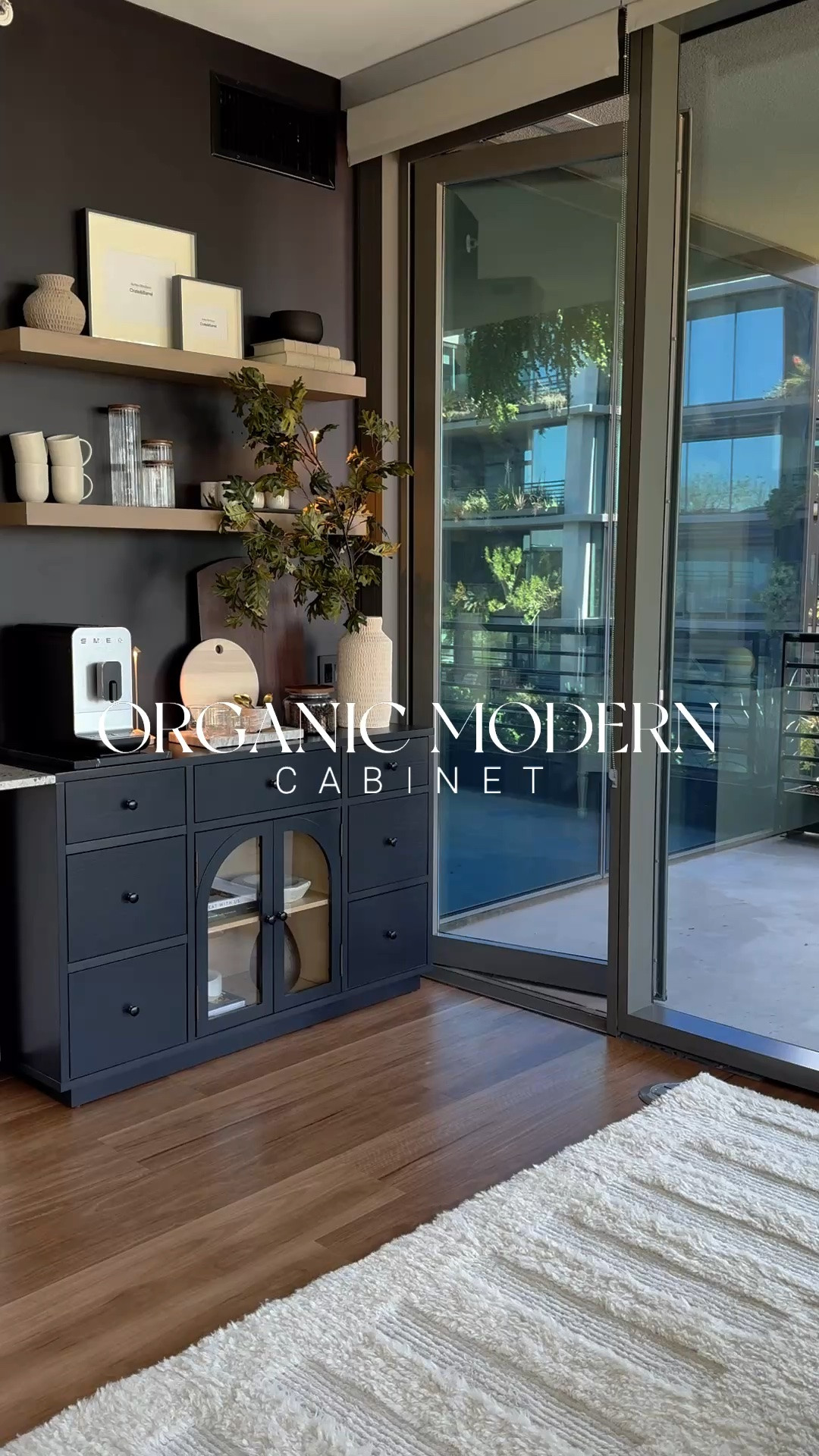 Organic modern coffee bar and cabinet

#LTKHome