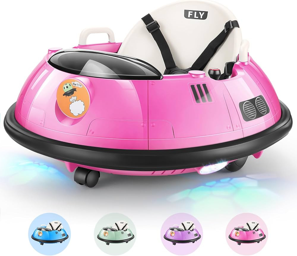 Hikole Kids Bumper Car with Remote Control, Electric Ride On Bumper Car for Toddler Ages 1.5-5 Ye... | Amazon (US)
