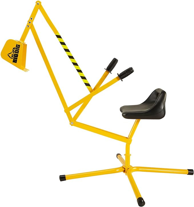 The Big Dig Sandbox Digger Excavator Crane with 360 Degree Rotation with Base Great for Sand, Dir... | Amazon (US)