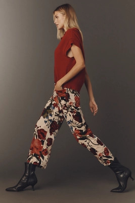 The Colette Corduroy Crop Wide-Leg Pants by Maeve | Anthropologie (US)