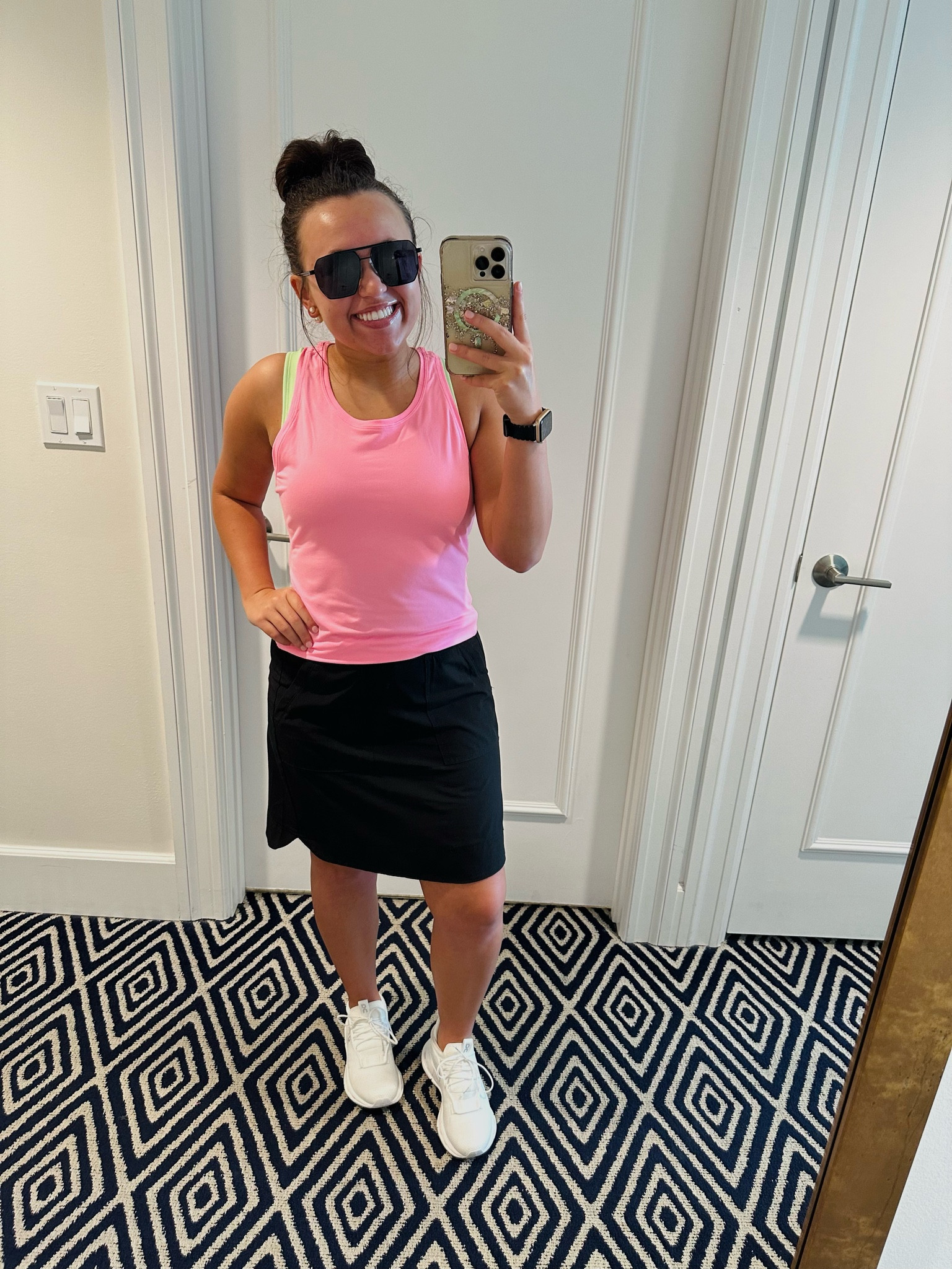 This new athletic wear from Target is perfect for Spring Break & all your athletic needs! 🌴🌊 I am wearing a size Small in the tank + sports bra from Target. Linking my entire outfit below!

Vacation outfits. Athletic wear. Athletic tanks. Tank tops. Pink tank top. Black athletic skirt. White running shoes. Onclouds. Florida. Spring Break. 

#LTKshoecrush #LTKfitness #LTKstyletip