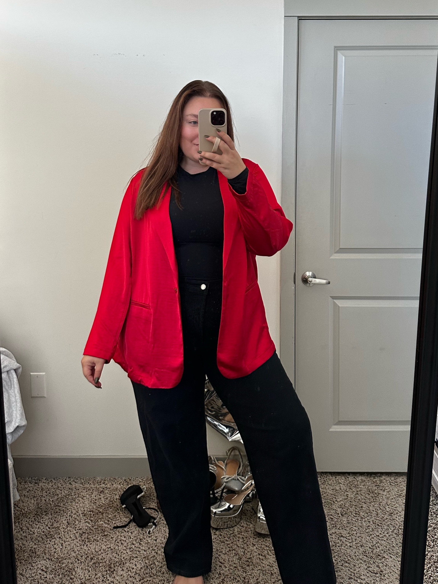 Black Embellished denim on sale! Very subtle and love the baggy fit! wearing size 16

#LTKplussize #LTKfindsunder50 #LTKCyberWeek