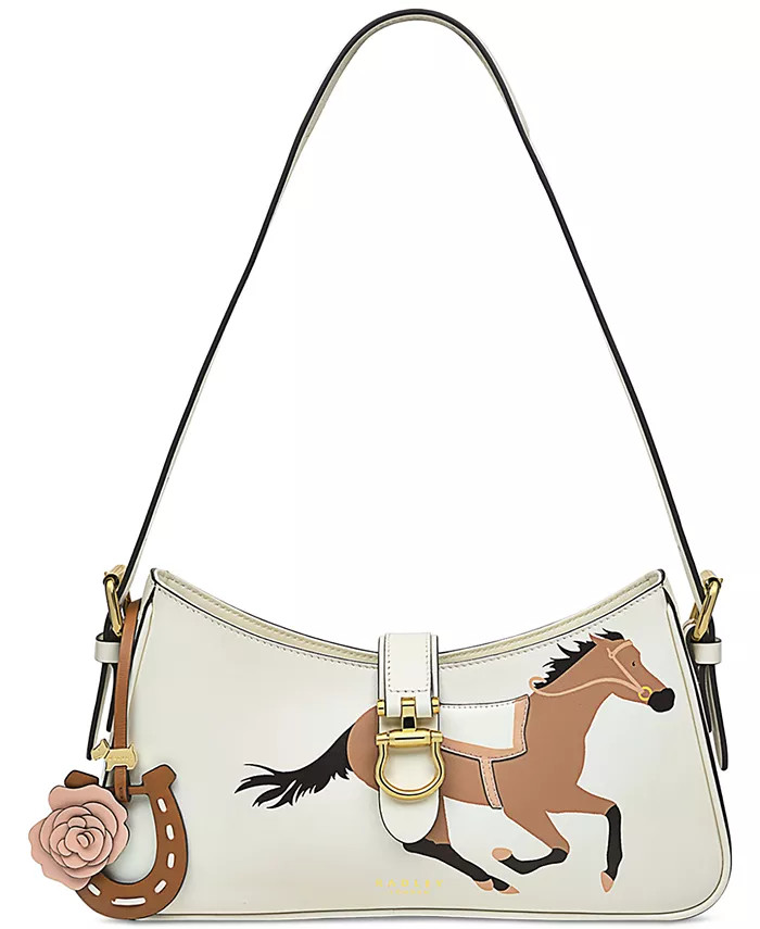 Radley London Kentucky Derby SS24 Small Zippered Leather Shoulder - Macy's | Macy's