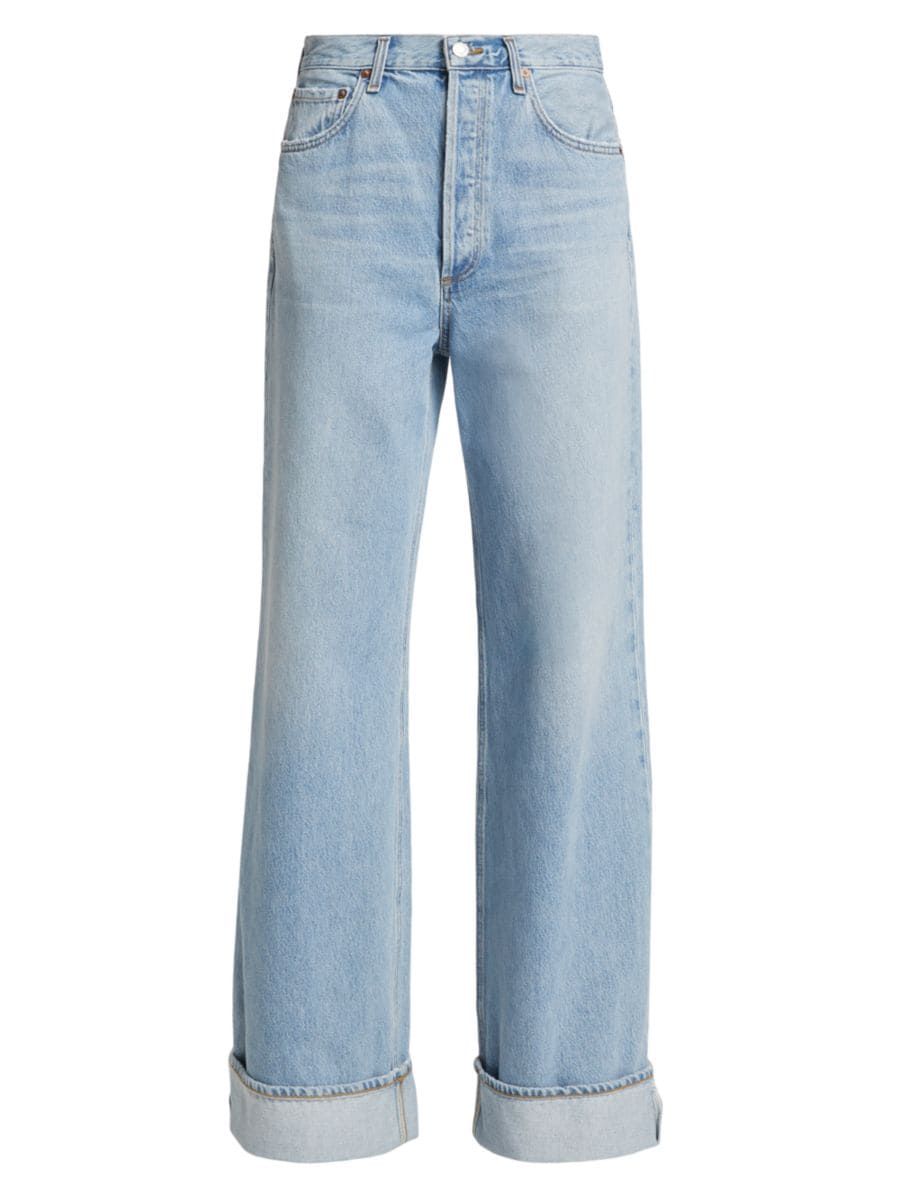 Dame Rolled Wide-Leg Jeans | Saks Fifth Avenue