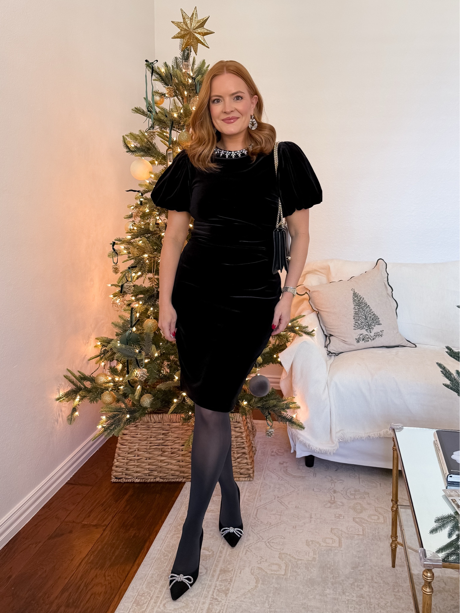 Black velvet office holiday party dress

This black velvet knee-length dress is perfect for an office holiday party when you want something classic and flattering. The puff sleeves add interest without feeling too trendy, making it a great option for corporate or business casual offices. A polished choice for work holiday events, team dinners, or cocktail-style office parties.

Keywords: black velvet dress for office party, work holiday dress ideas, professional holiday party outfit

#LTKWorkwear #LTKmomlife #LTKHoliday