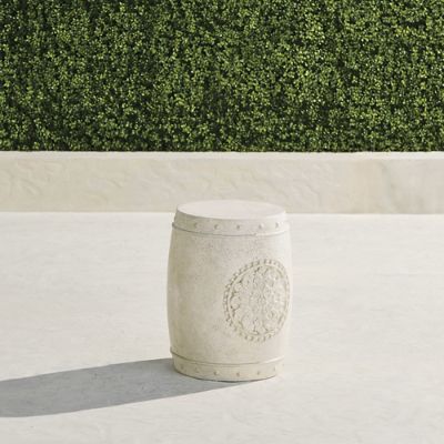 Donovan Accent Stool | Frontgate | Frontgate