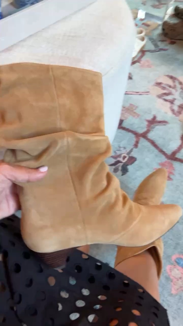 Loving these new boots from Anthro!! They are on sale for a limited time. I’m a true size 8.

#LTKmomlife #LTKSaleAlert #LTKSeasonal