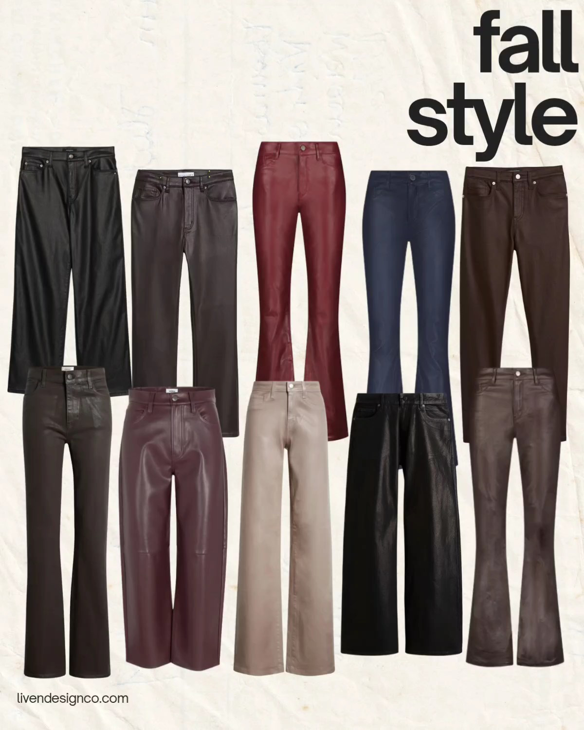 Coated jeans. Coated denim. Faux leather pants. Burgundy jeans. High waisted jeans. Bootcut jeans 

 #LTKHoliday #LTKSeasonal #LTKSaleAlert