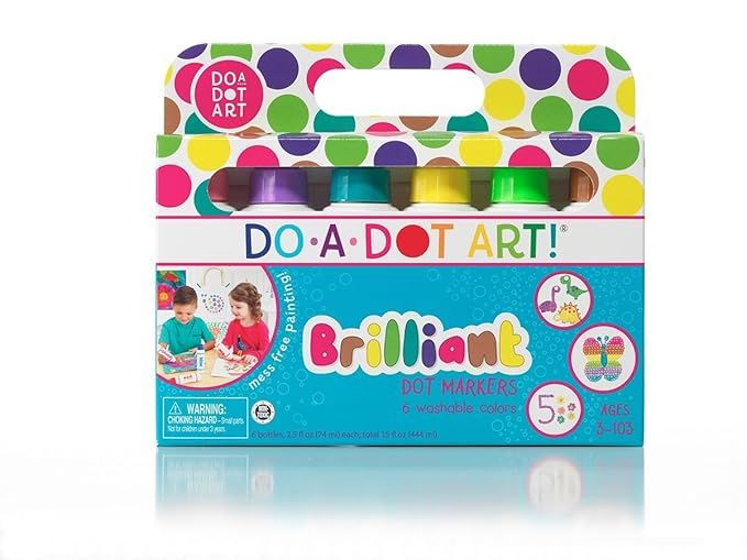 Do A Dot Art! Markers Brilliant Washable 6 pack, The Original Dot Marker | Amazon (US)