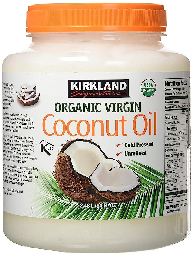Kirkland Organic Virgin Coconut Oil - 2.38Kg Tub | Amazon (US)