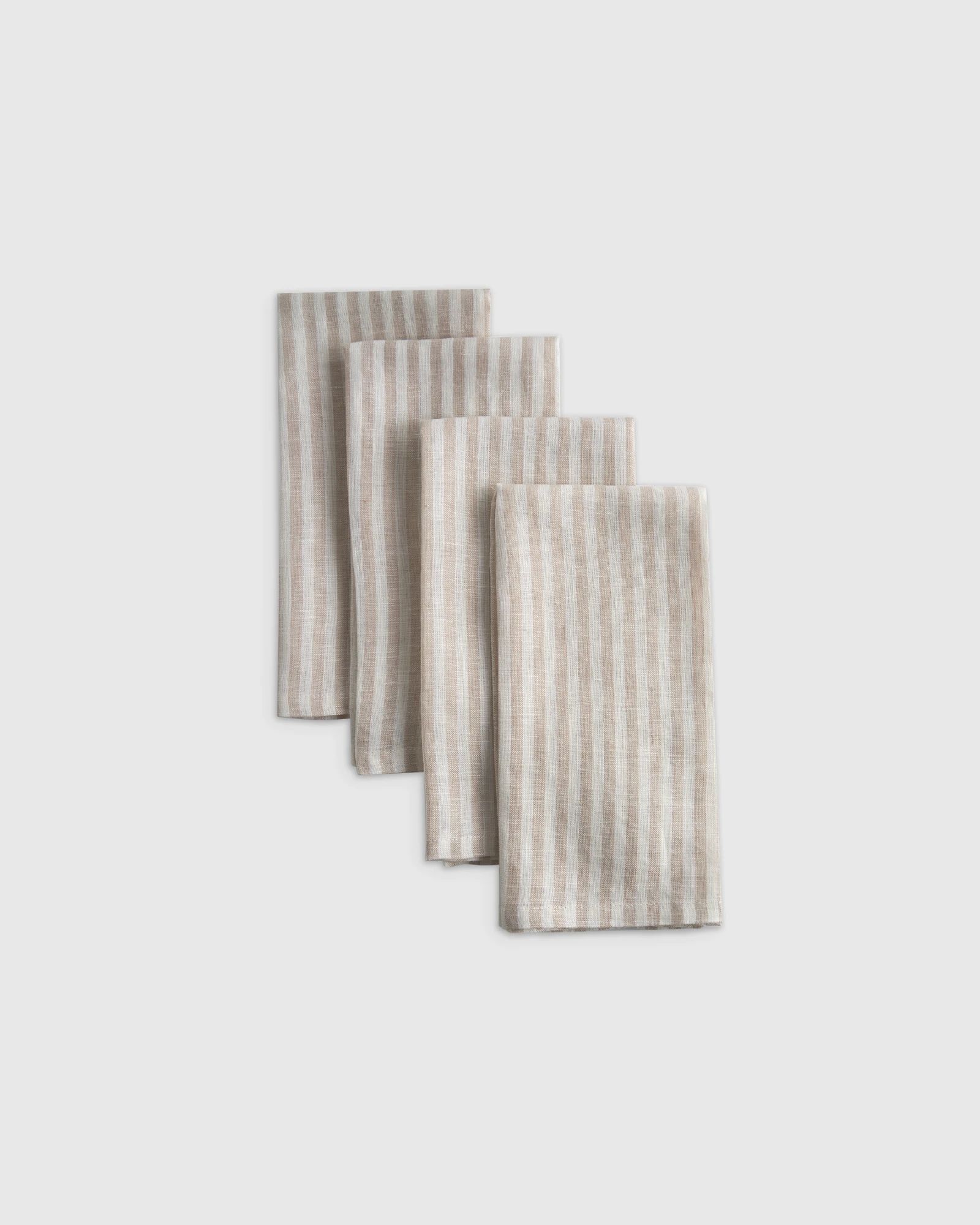 European Linen Stripe Napkins | Quince | Quince