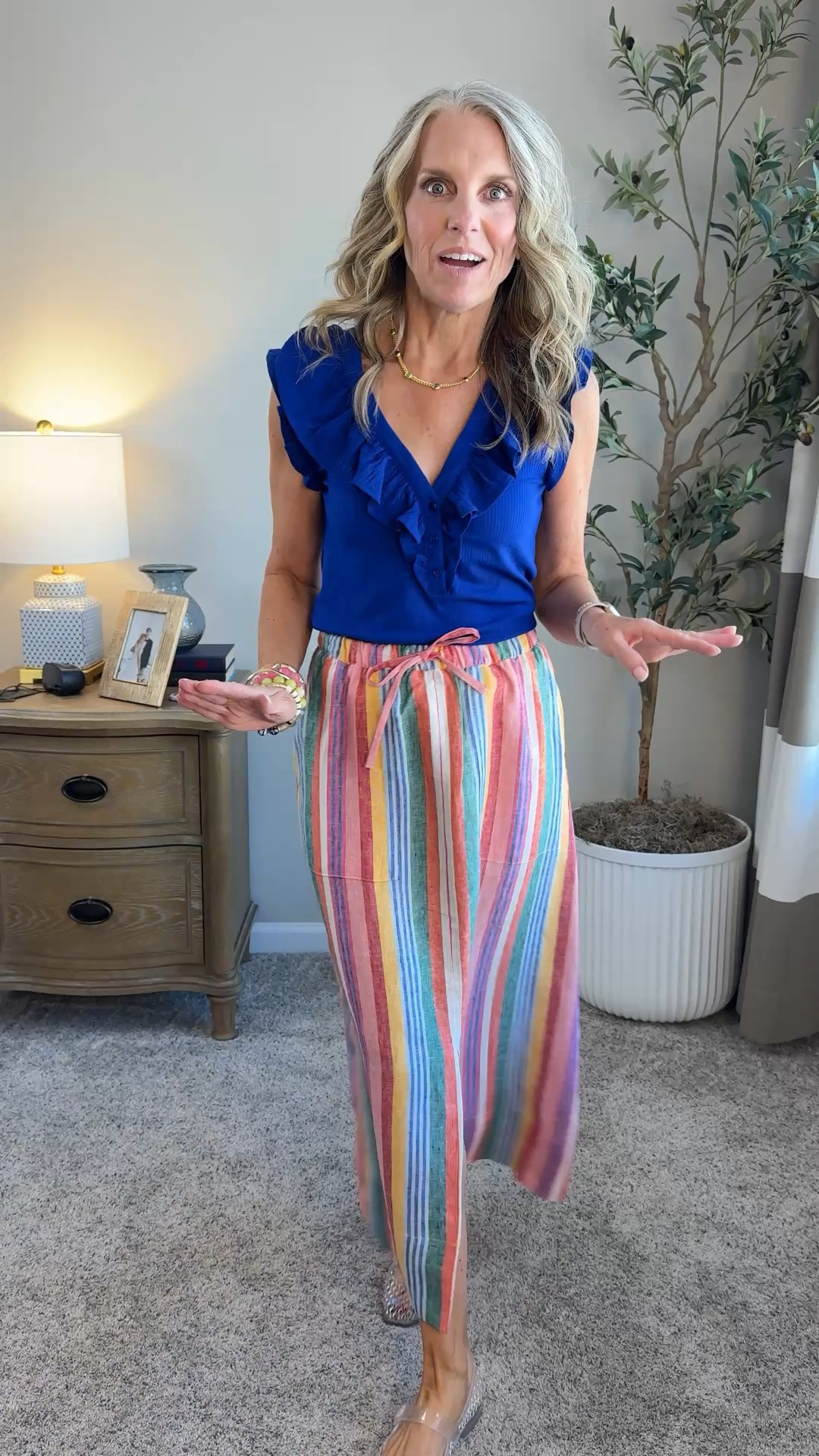 The cutest skirt and sizes are going fast. Use code LISA15 on shirt

#LTKootd #LTKOver40 #LTKgrwm