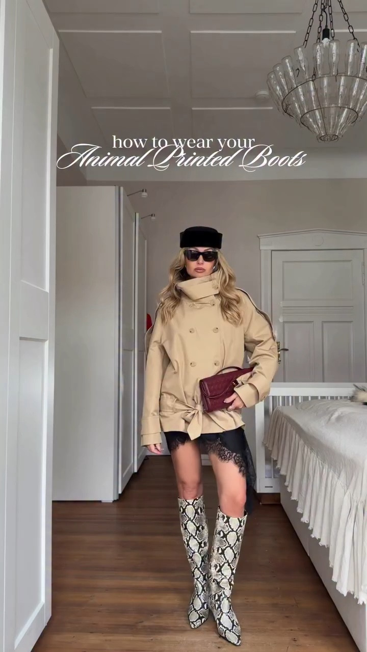 5 ways to style animal print boots: welches ist dein fav?🫶
Comment SHOP and I will send you all links to your DM🔗
.
.
#animalprints #fashiontrends #howtostyle #styletips
