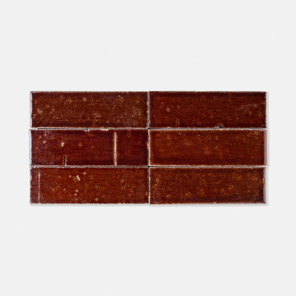 Handcraft Glazed Brick Cocoa Bean | 2.5x8 | Matte | Alexander James Studio