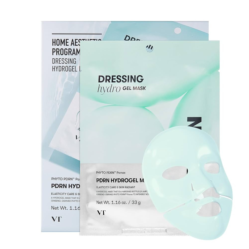 VT COSMETICS PDRN Hydrogel Mask(33gx4ea), Intensive Nourishing & Rejuvenating Overnight Mask, Ski... | Amazon (US)