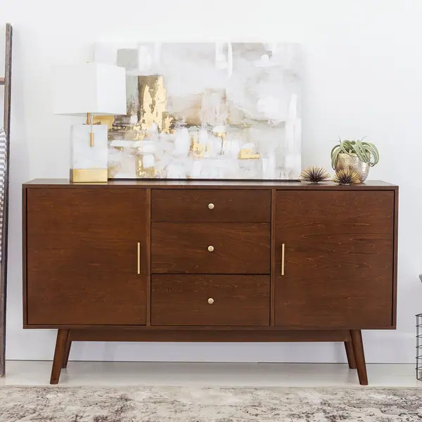 Walker Edison Saltor 60-inch Buffet Sideboard - Bed Bath & Beyond - 22751393 | Bed Bath & Beyond