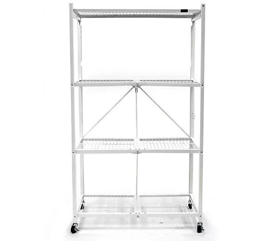 Pop-It Large 4-Tier Heavy Duty Rack with Caster Wheels - QVC.com | QVC