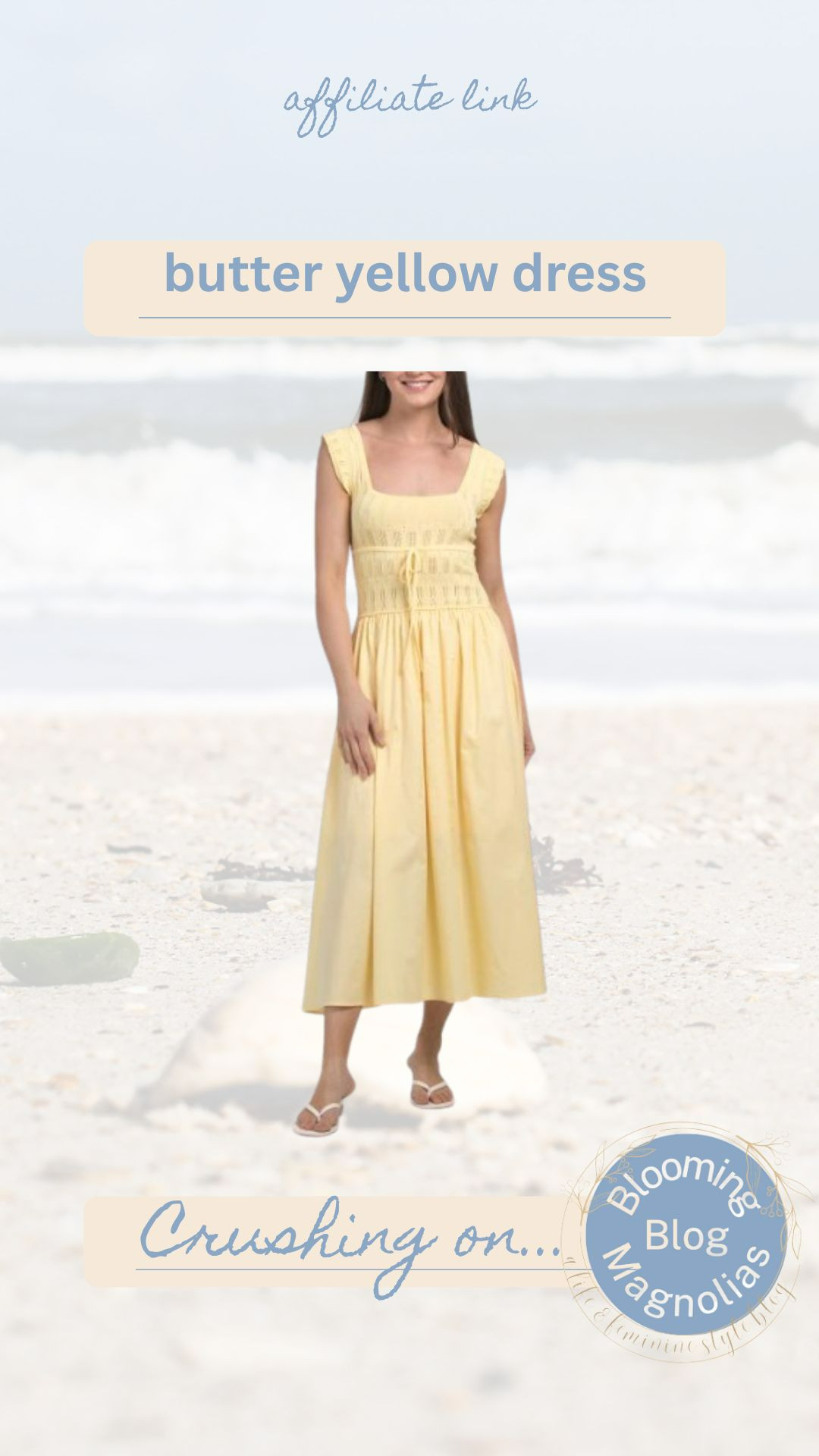 This butter yellow spring dress is adorable! 

 