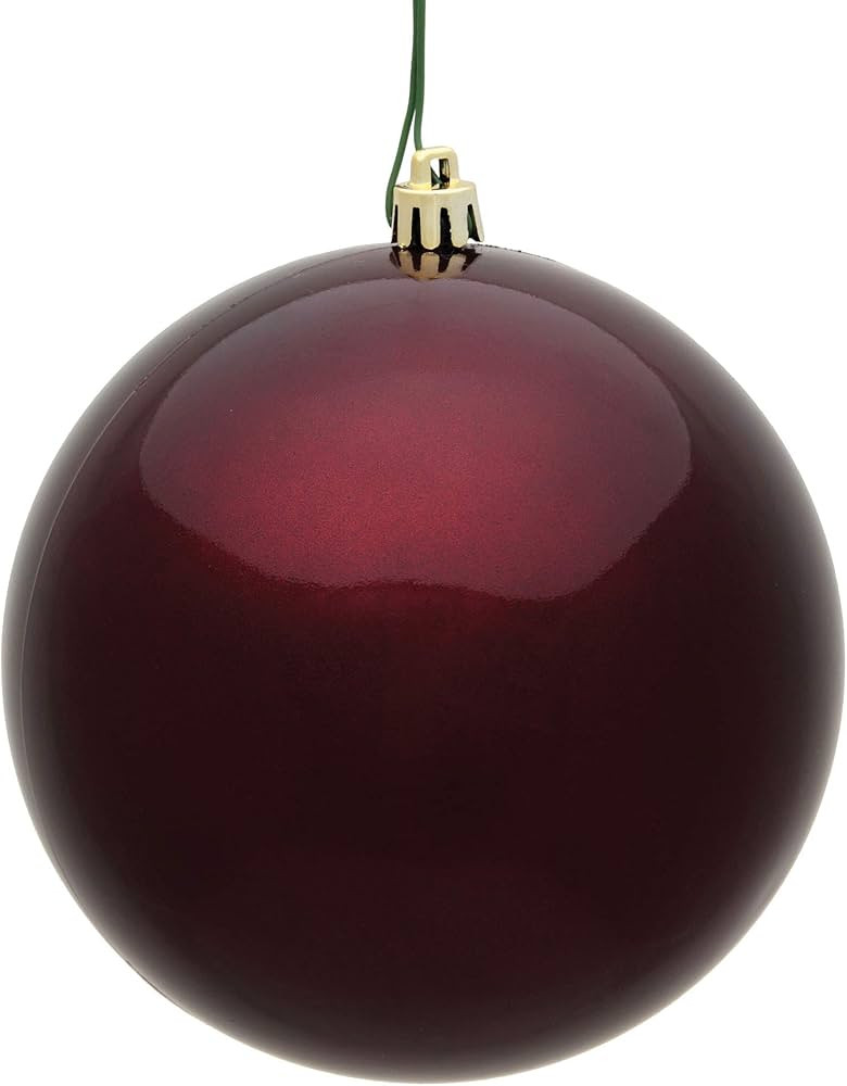 Vickerman Burgundy Ball Ornament | Amazon (US)