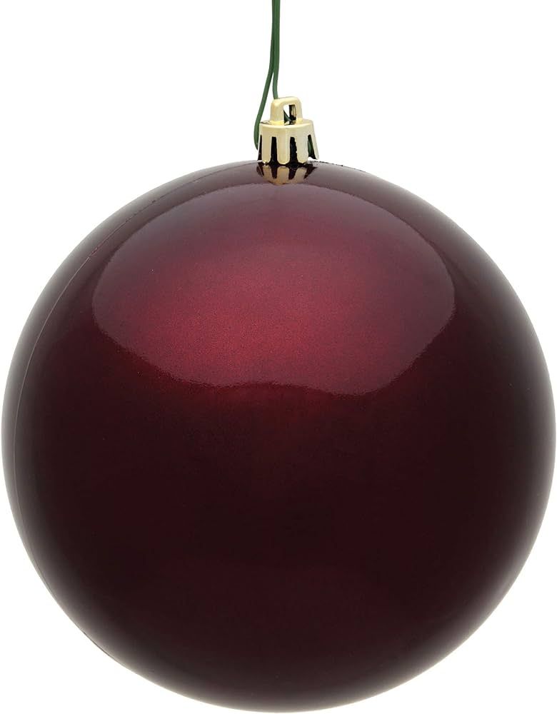 Vickerman Burgundy Ball Ornament | Amazon (US)