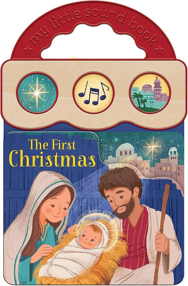 The First Christmas 3-Button Sound Board Book for Babies and Toddlers (3-button Early Bird Sound ... | Amazon (US)