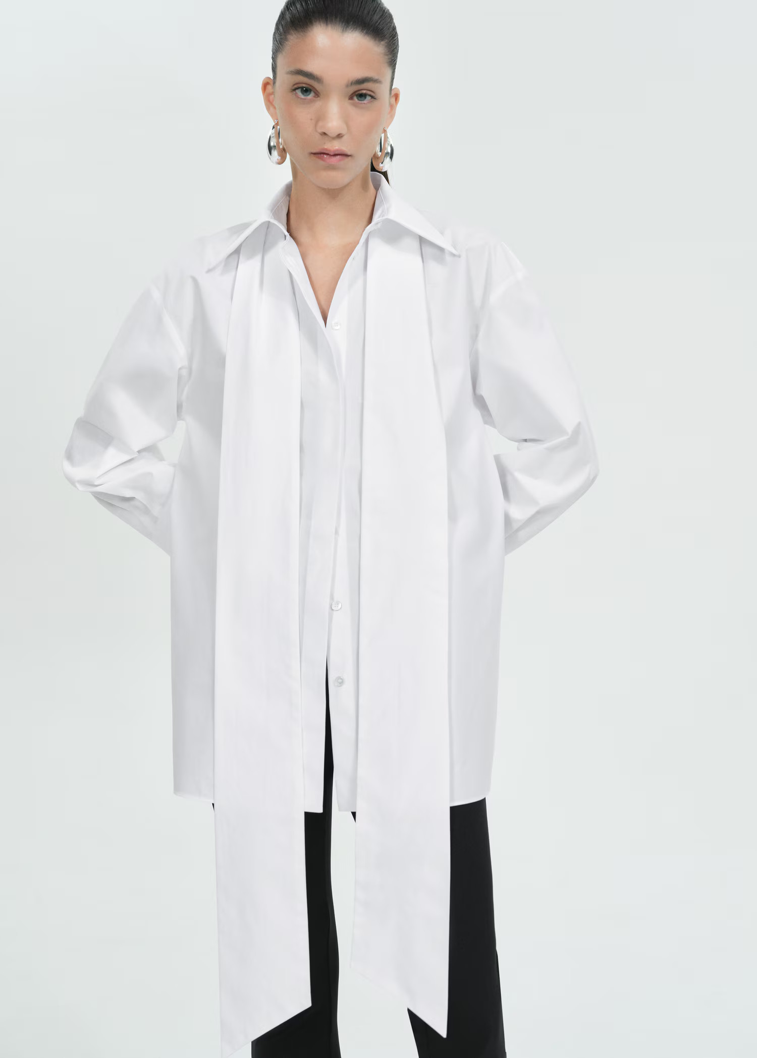 Oversized lace blouse | Mango (US/MX/AU)