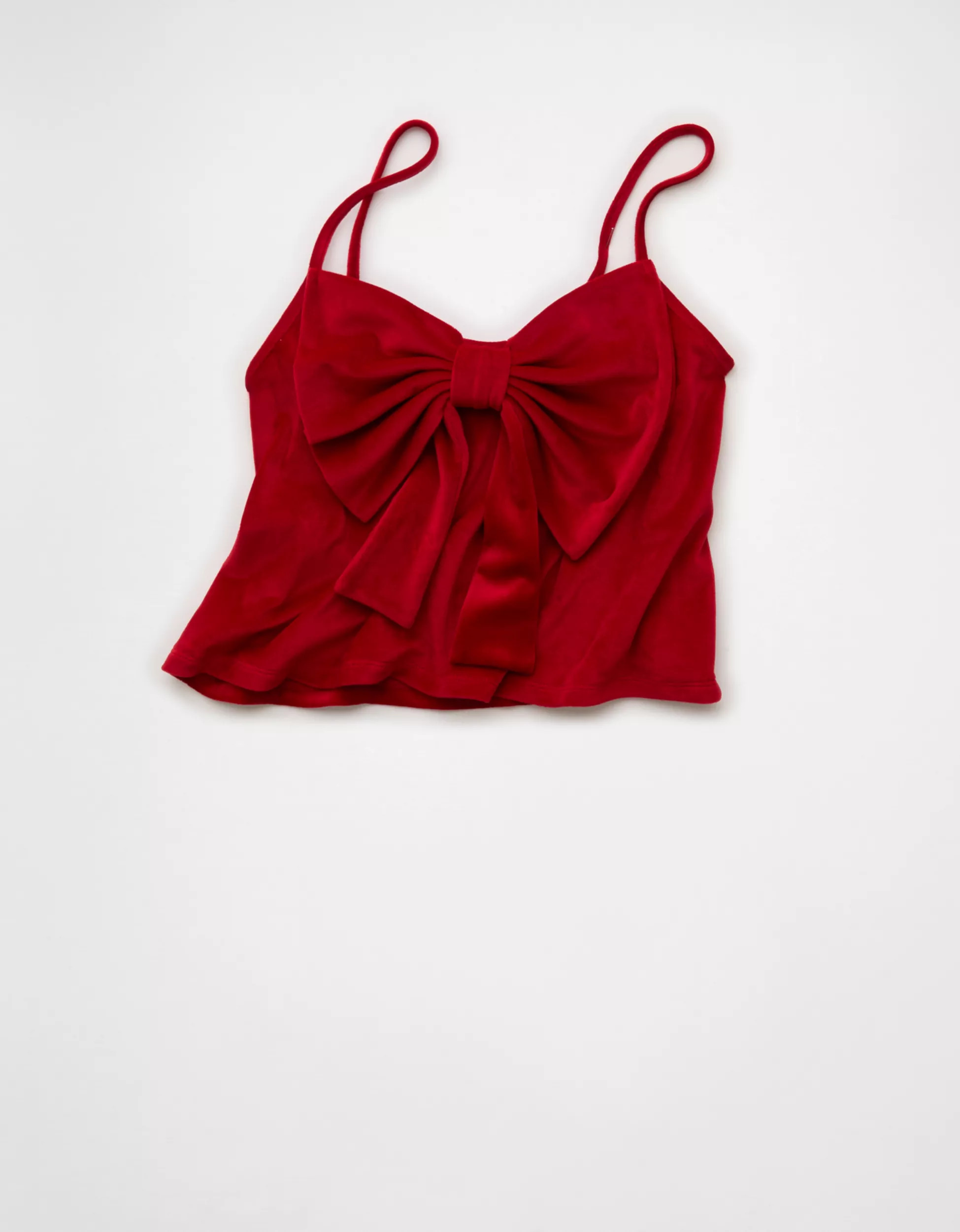 AE Velvet Bow Swing Tank Top | American Eagle Outfitters (US & CA)