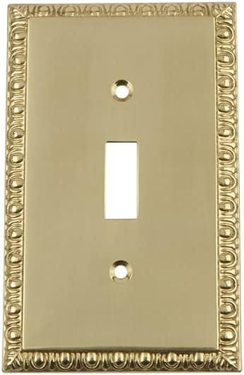 Nostalgic Warehouse Egg & Dart Deco Electrical Outlet Switch Plate Cover | Amazon (US)