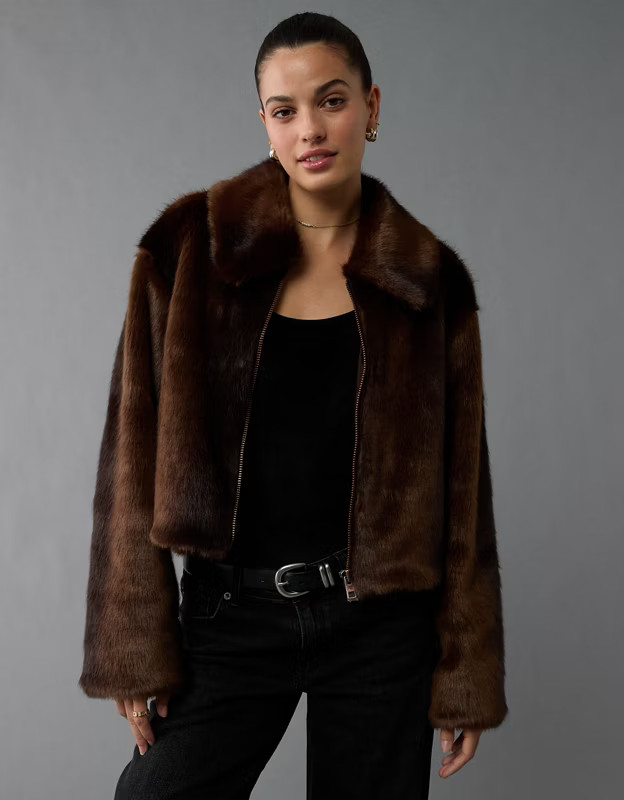 AE Faux Fur Jacket | American Eagle Outfitters (US & CA)