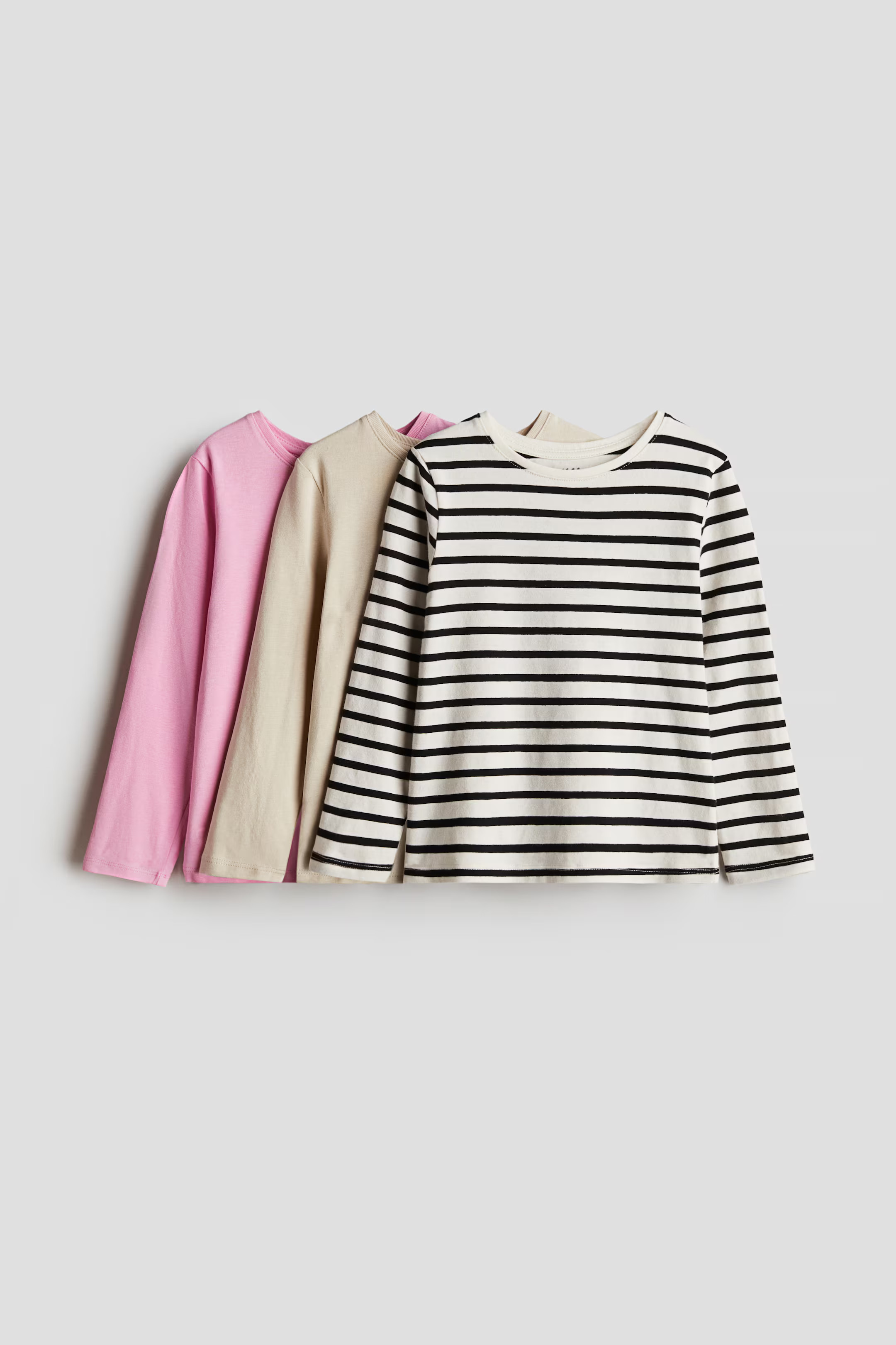 3-pack Long-sleeved Tops | H&M (US + CA)