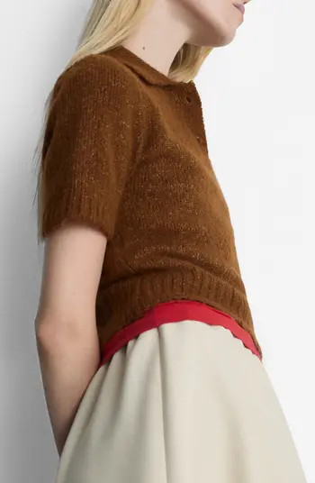 Crop Polo Sweater | Nordstrom