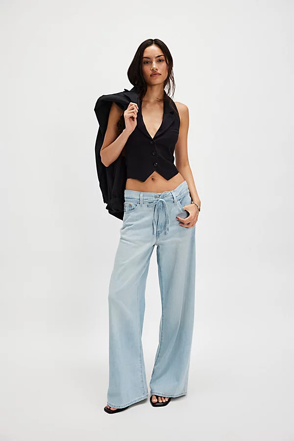 Levi's XL Baggy Straight Linen+ Jeans | Free People (Global - UK&FR Excluded)