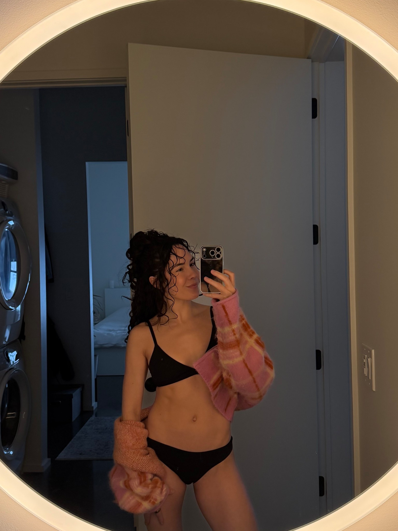 Organic cotton thong