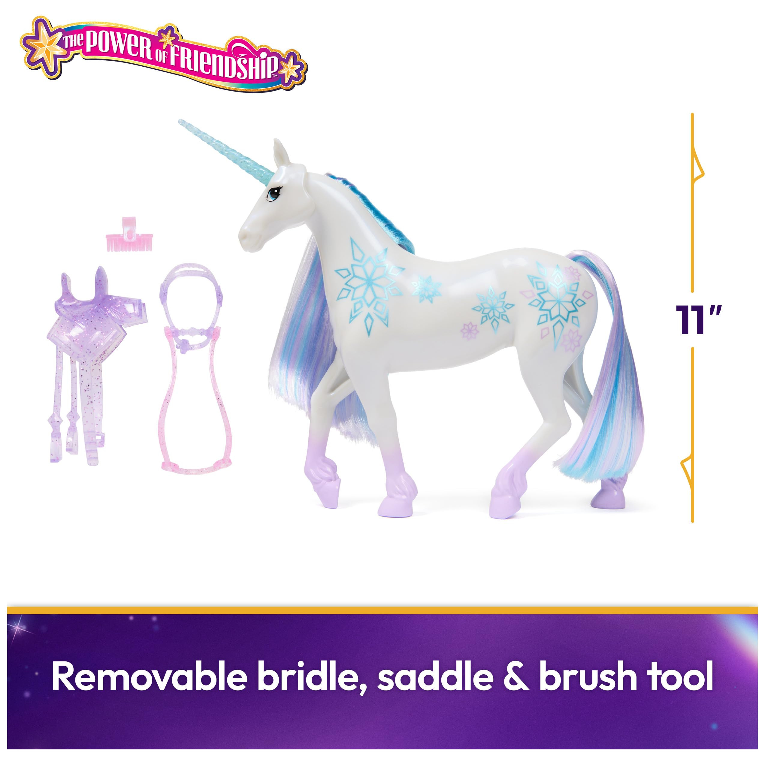Unicorn Academy, Power of Friendship Glacier with Translucent Saddle & Bridle, 11”, Dolls & Uni... | Amazon (US)