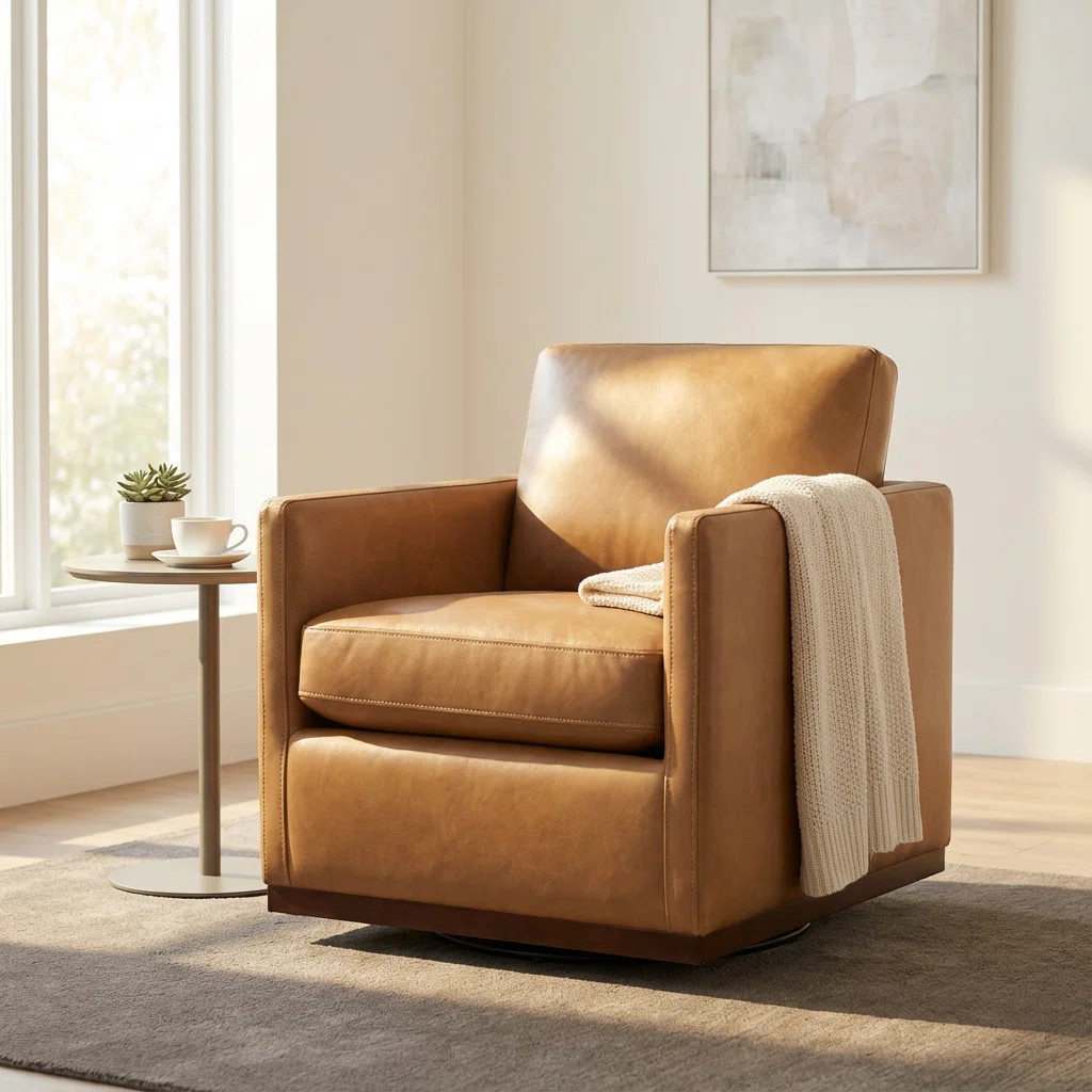 Assiatou Wide Swivel Arm Chair | Wayfair North America