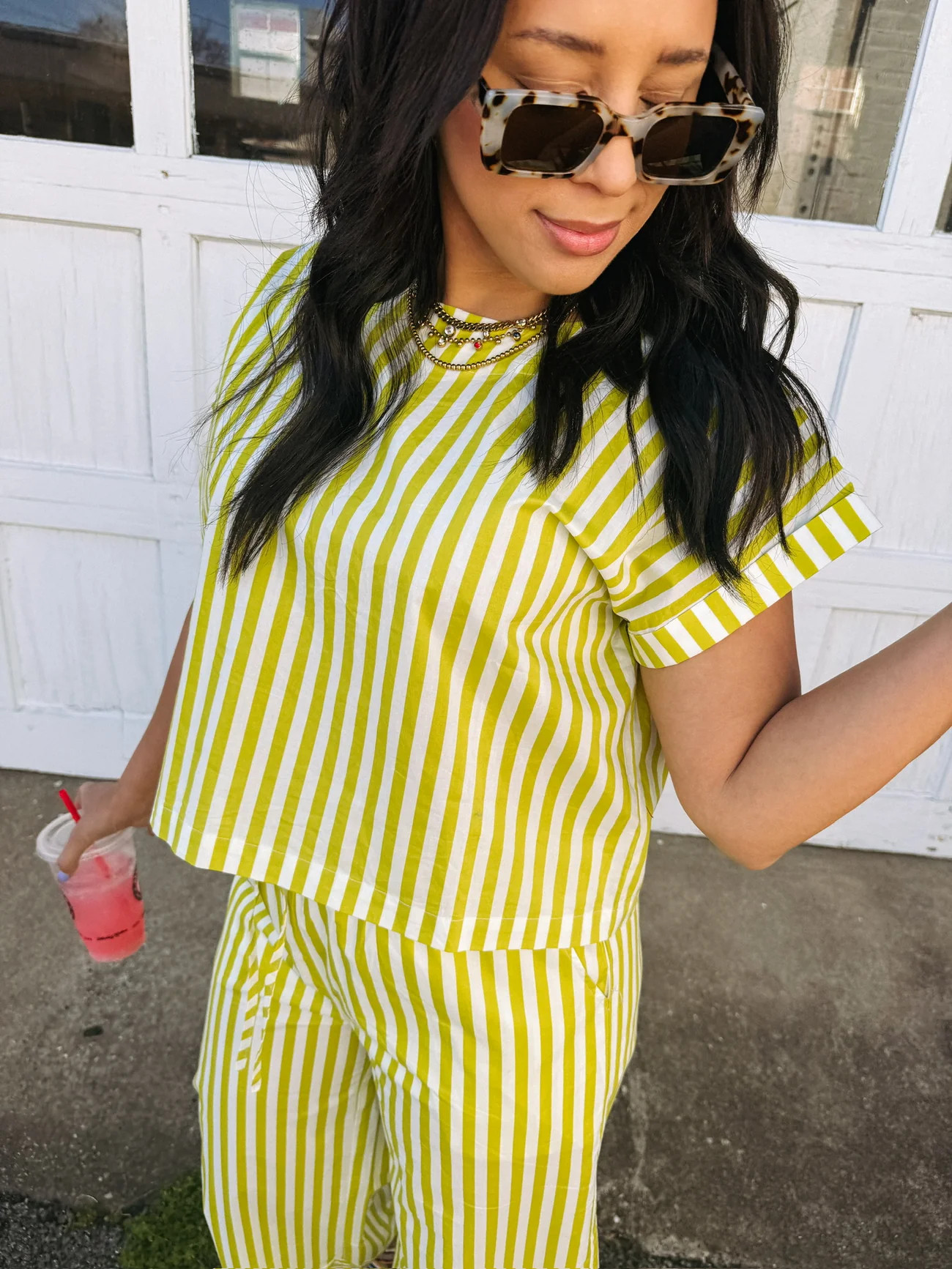 limelight stripe top | Etta+East