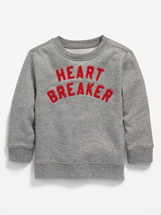 Unisex Crew-Neck "Heart Breaker" Sweatshirt for Toddler | Old Navy (CA)