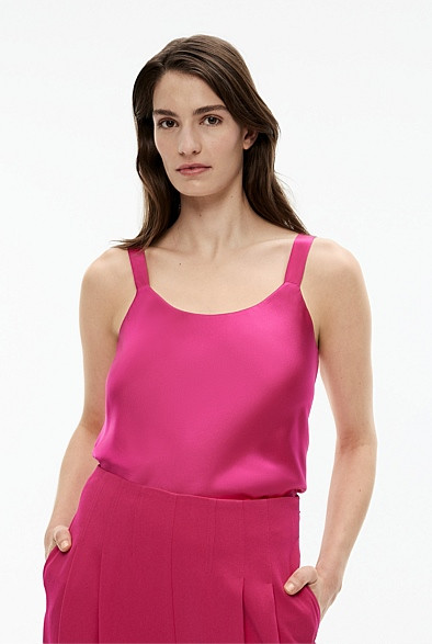 Silk Satin Scoop Camisole | Witchery (AU)